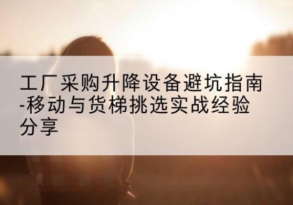 四方台移动式升降机怎么选-工厂采购升降设备避坑指南-移动与货梯挑选实战经验分享